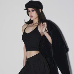 DRAPED HALTER TOP
