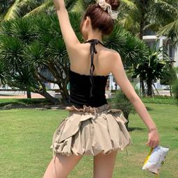 SET  BÍ + quần bảo hộ  2in1 có thể mặc thành áo ( pumskin set )