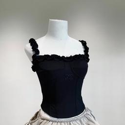 Áo ôm 2 dây bèo corset ver1 plus Nhabachtuoc