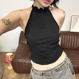 (PRE-ORDER 26 TRẢ) áo yếm lưng trễ có dây bảo hộ, logo thêu nhabachtuoc